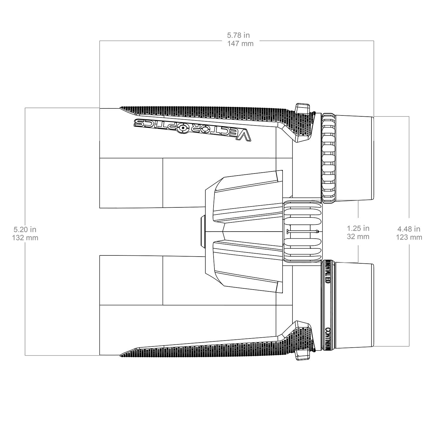 Vector Optics Fernglas Continental 8x42 ED Grün 6/7