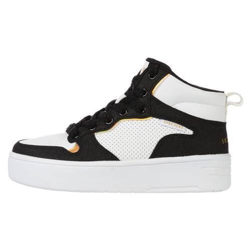 Chaussures universel enfants Skechers Court High shine Kic 2/5