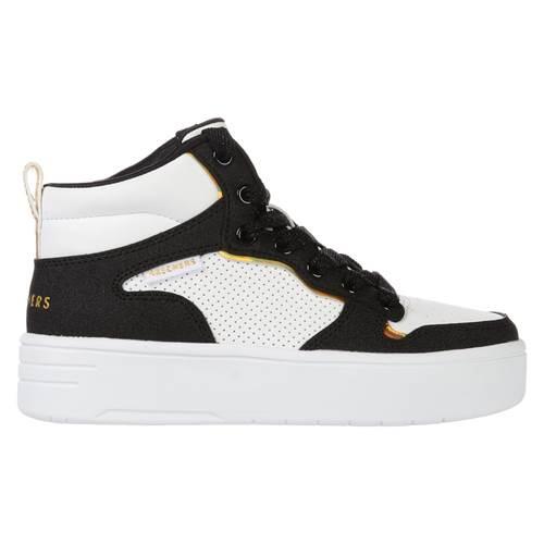 Chaussures universel enfants Skechers Court High shine Kic 3/5