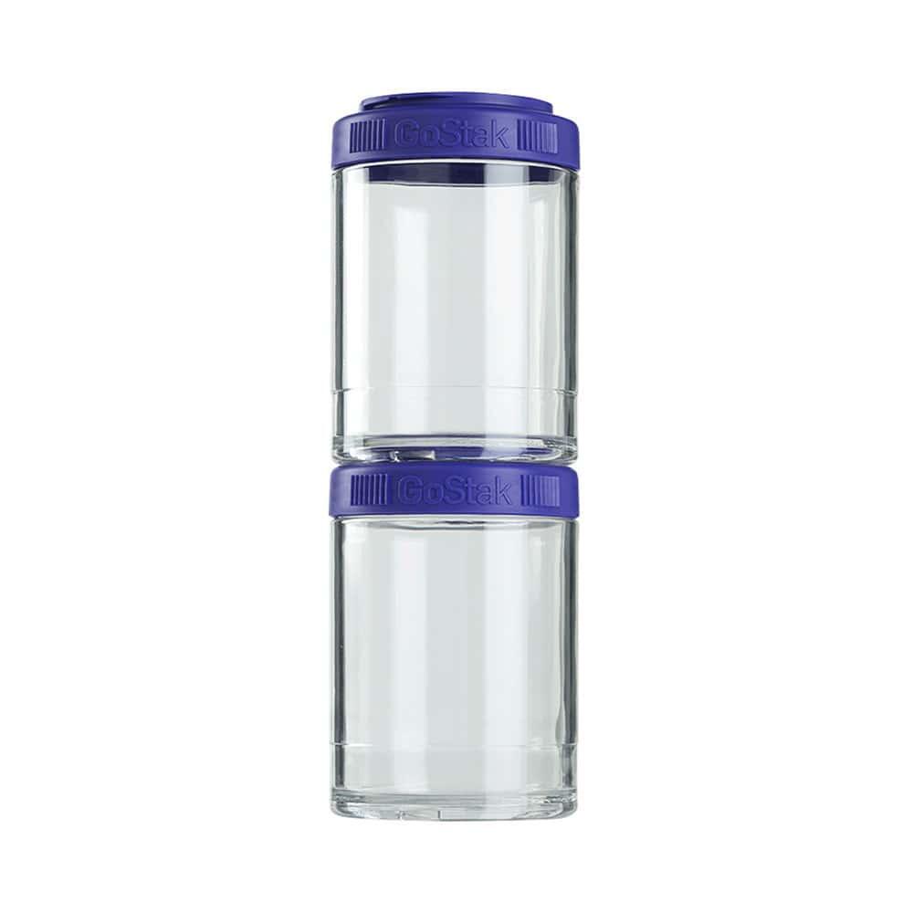 BLENDER BOTTLE Shakers & Waterflessen - Go Stak 2 Pak (150ml) - Blauw