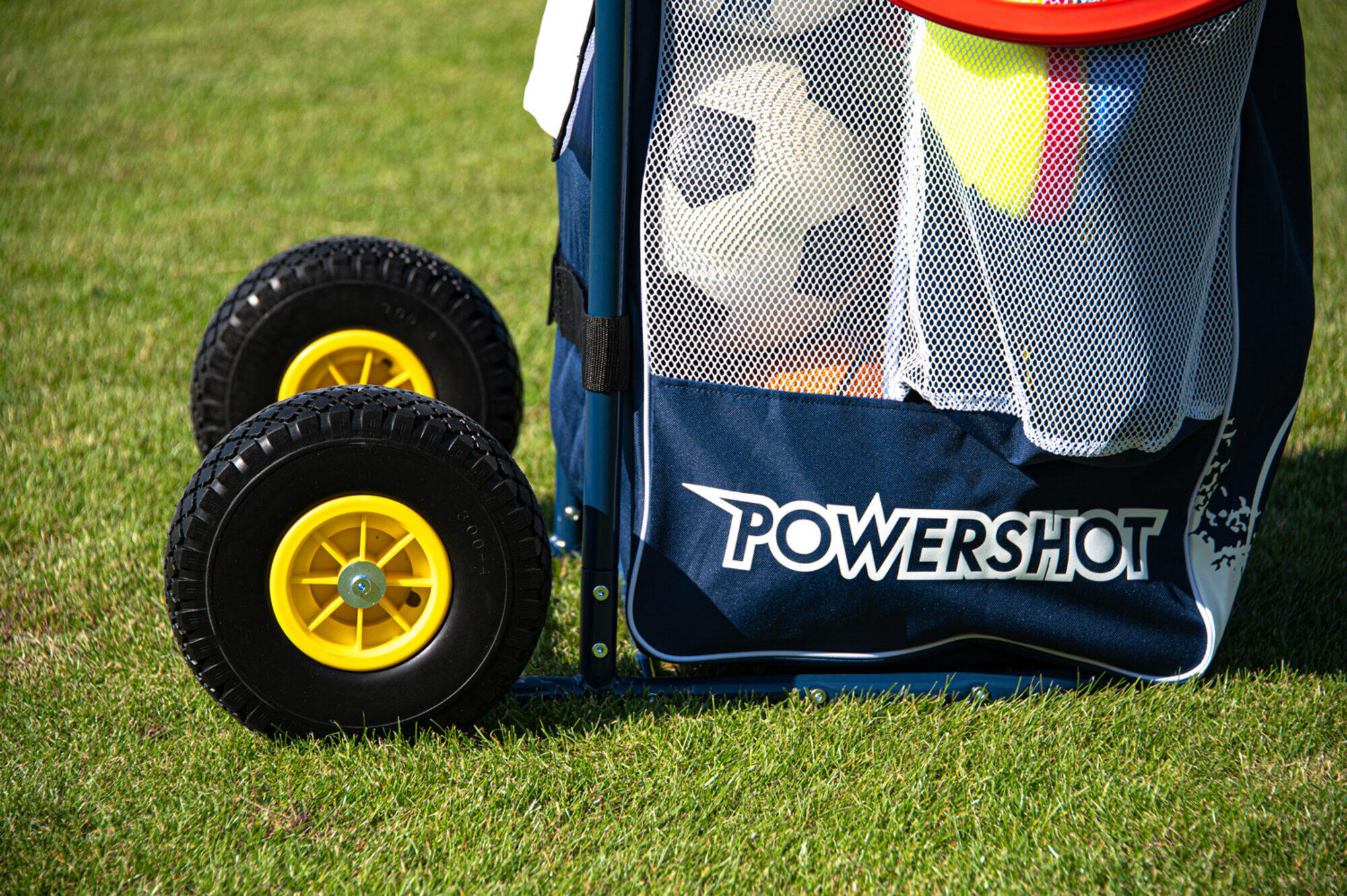 Trolley per attrezzature multisport (blu) - Ideale per riporre l'attrezzatura 4/8