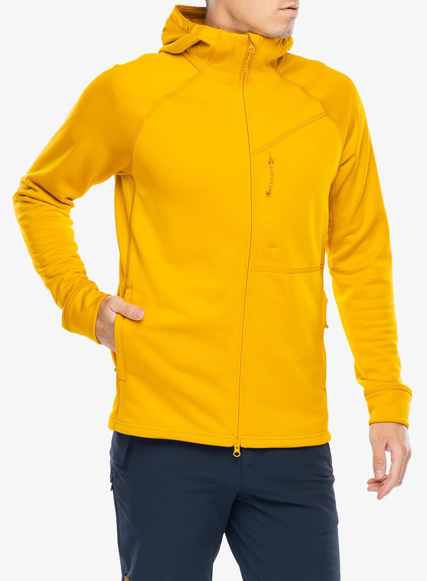 Polar męski Fjallraven Abisko Grid Fleece Hoodie 3/7