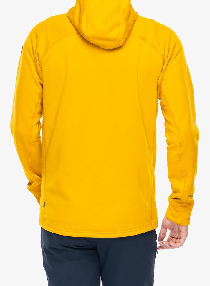 Polar męski Fjallraven Abisko Grid Fleece Hoodie
