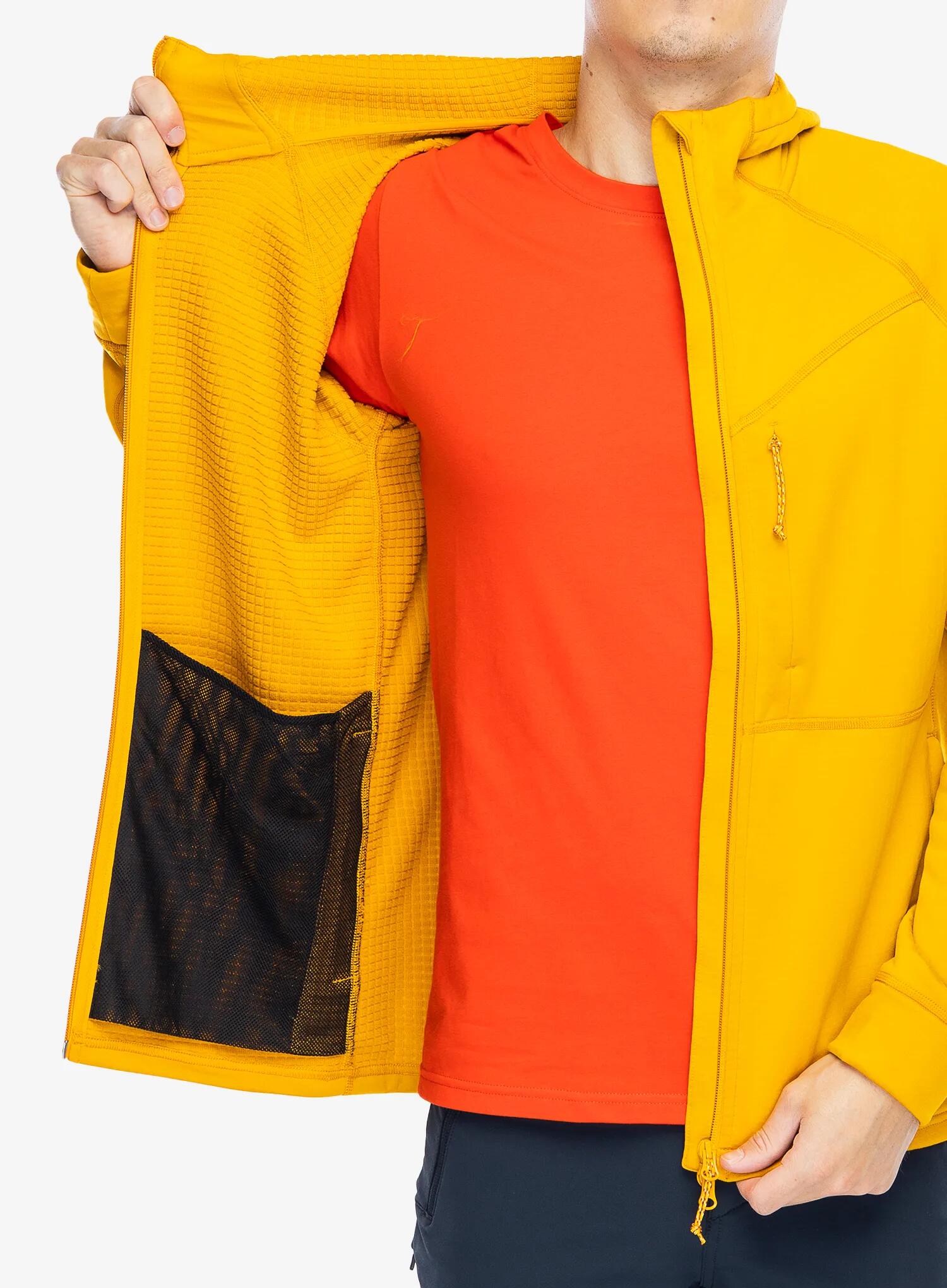Polar męski Fjallraven Abisko Grid Fleece Hoodie 6/7