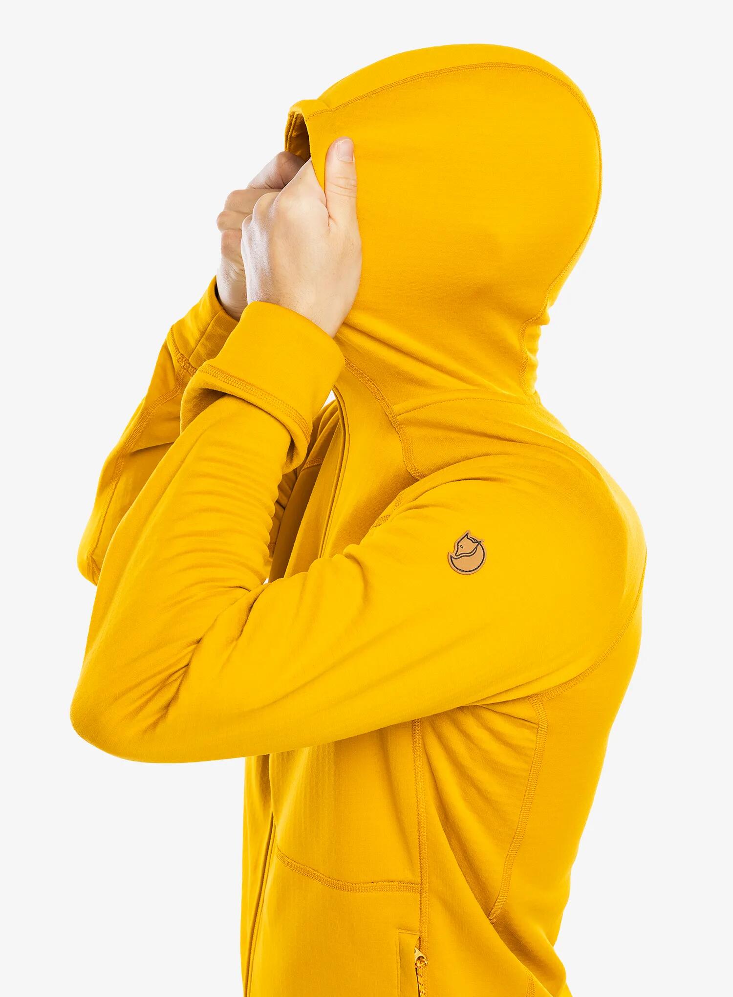 Polar męski Fjallraven Abisko Grid Fleece Hoodie 5/7