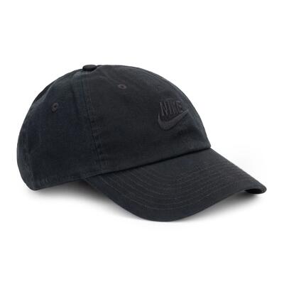 Club logo baseball cap (zwart)