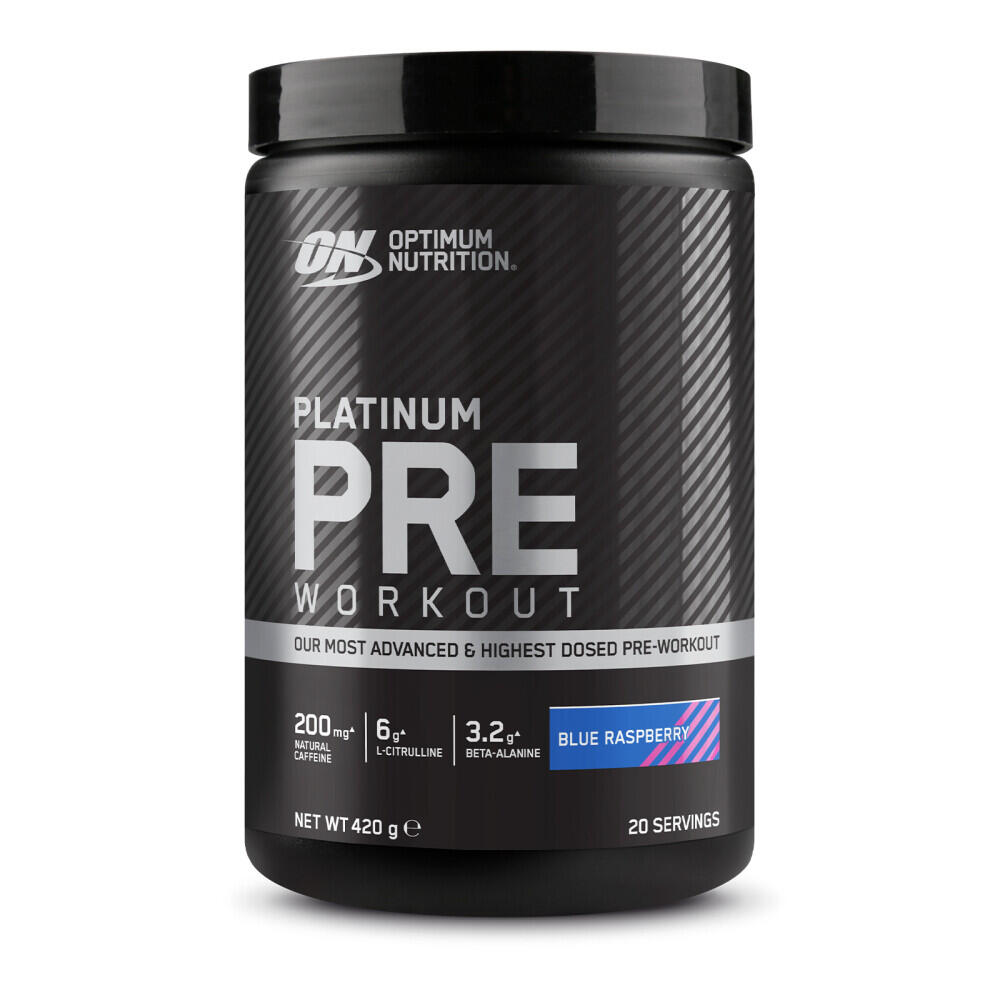 Platinum Pre Workout - 420g Blue Raspberry Optimum Nutrition
