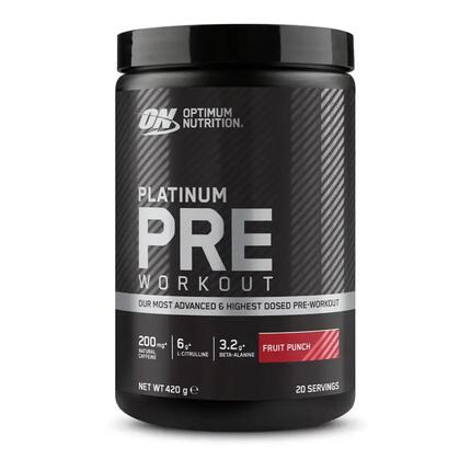 Pre-workout - Platinum Pre-Workout - Punch aux Fruits 420g