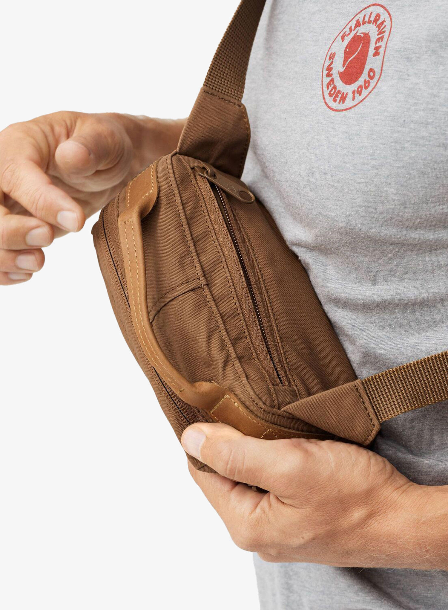 Torebka biodrowa Fjallraven Kanken No 2 Hip Pack - hazel brown 7/7