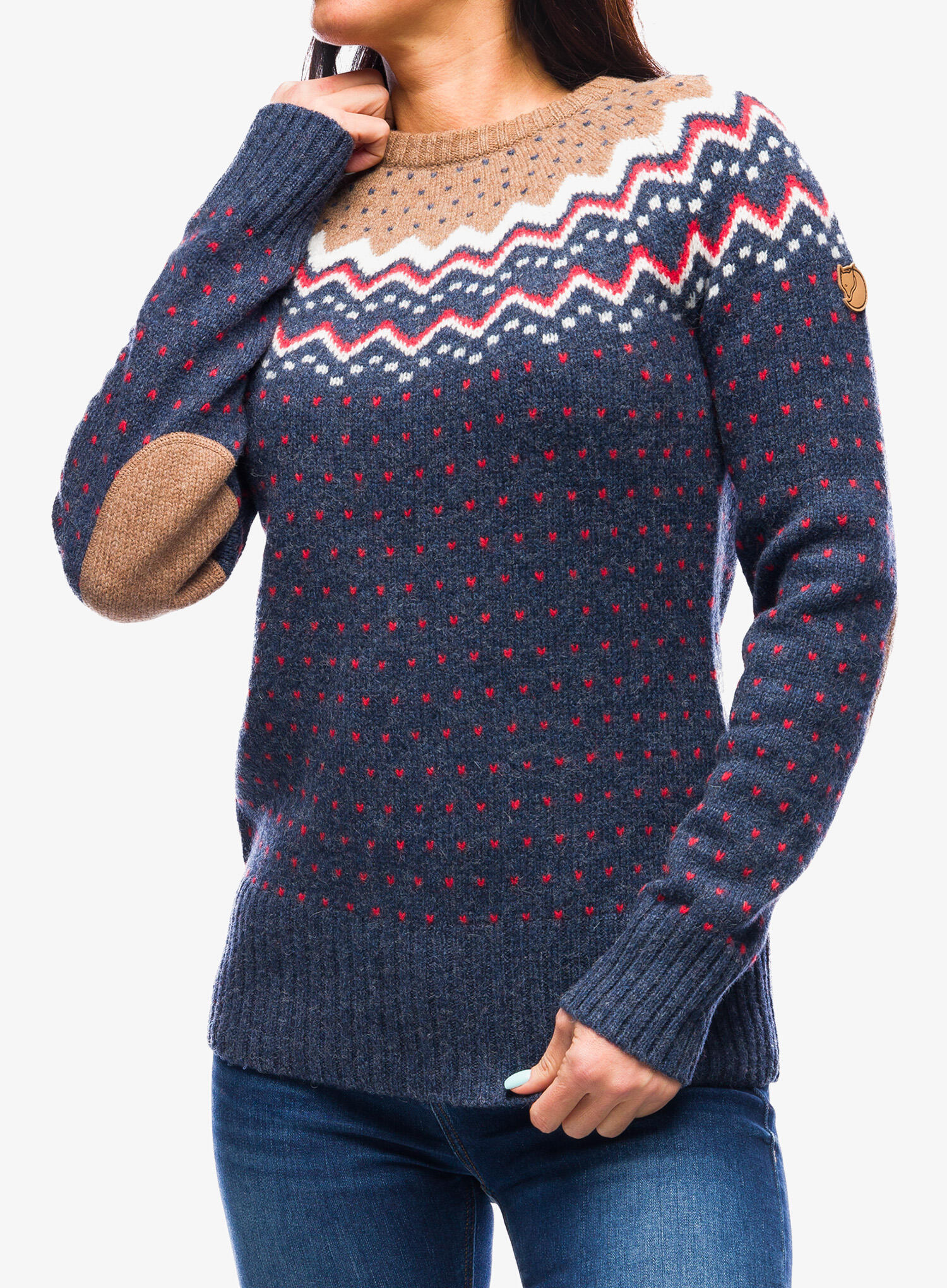 Sweter damski Fjallraven Ovik Knit Sweater 3/6