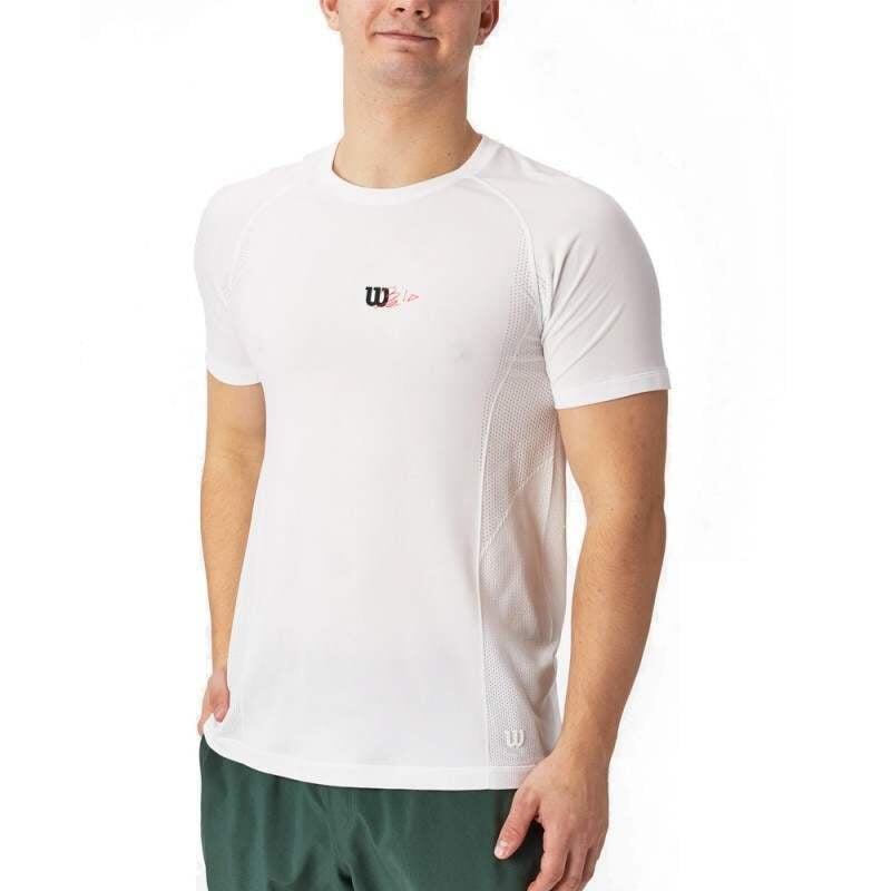 Camiseta Wilson Bela Seamless Crew Blanco 1/5