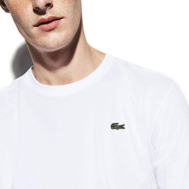 T-shirt Blanc Homme Lacoste TH7618 4/5