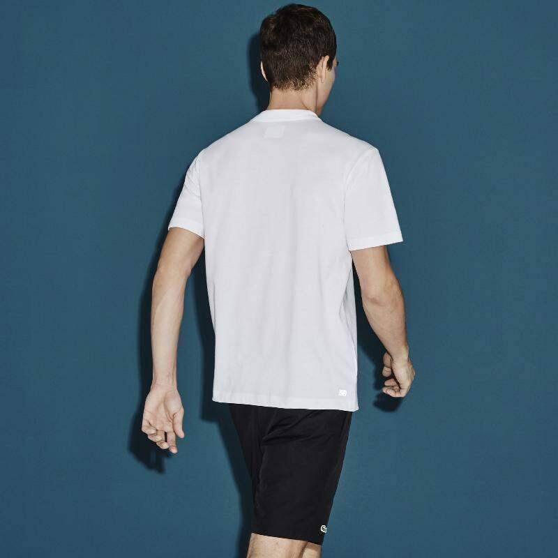 T-shirt Blanc Homme Lacoste TH7618 5/5