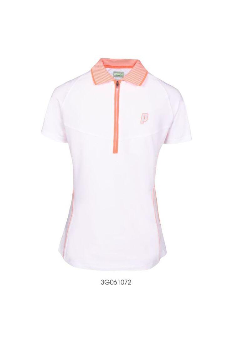 PRINCE Prince Girl's Half Zip Polo Shirt