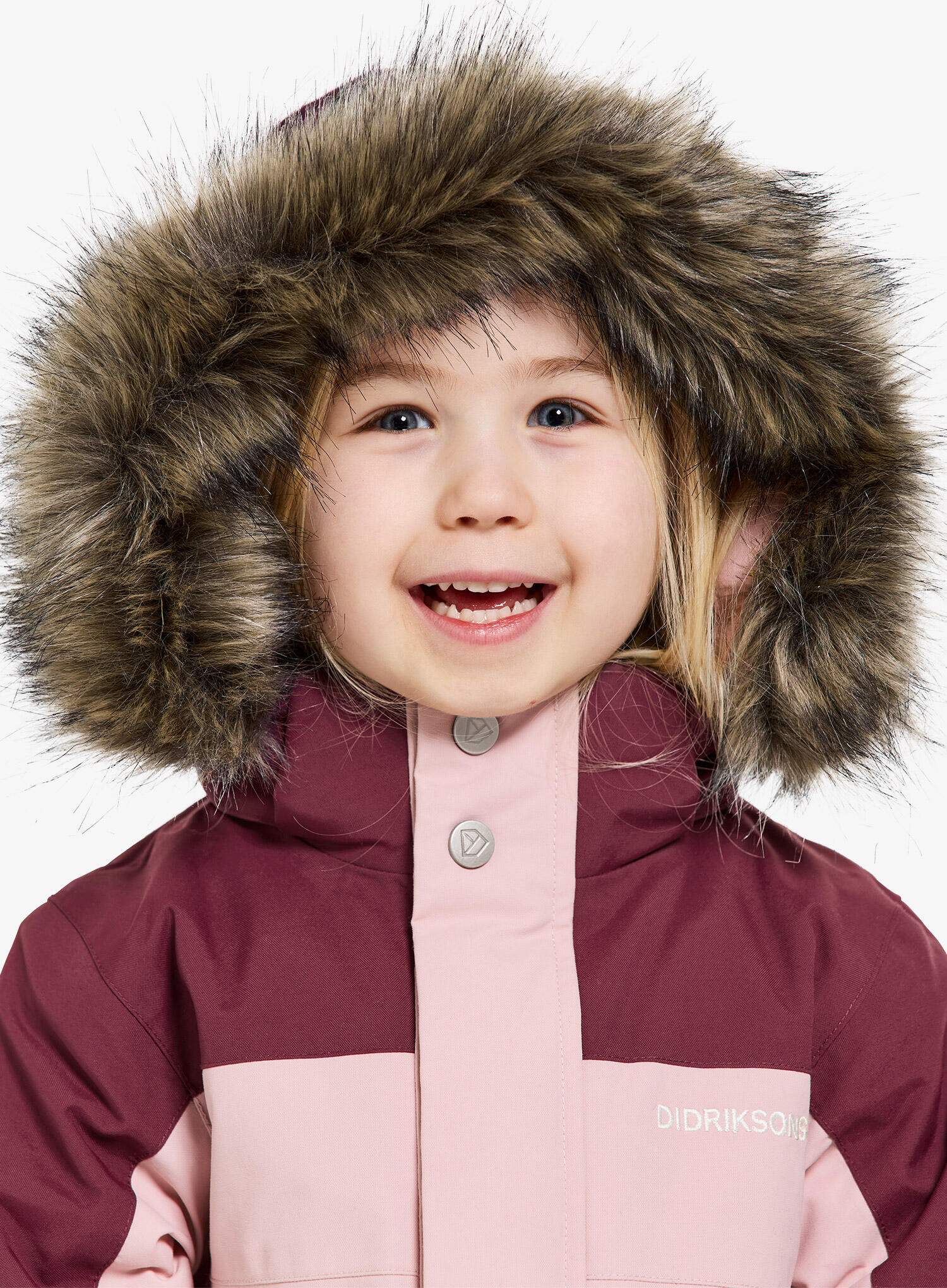 Didriksons Kids Bjarven III Snowsuit - Dusty Pink 7/7