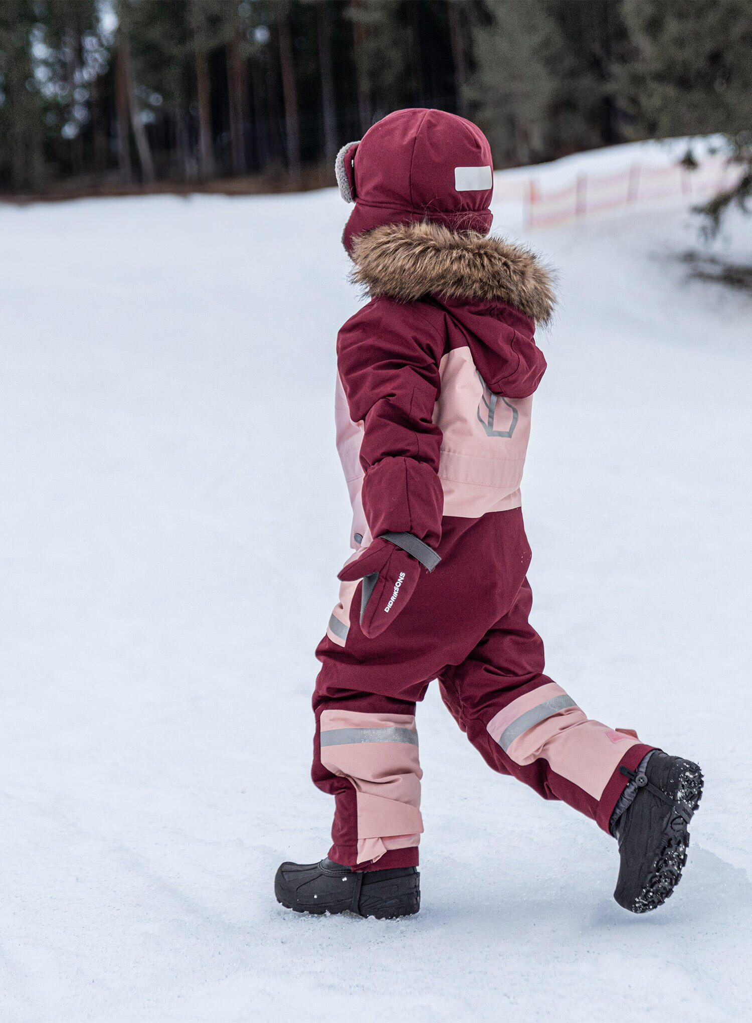 Kombinezon dla dziewczynki Didriksons Bjarven Coverall 3 6/7