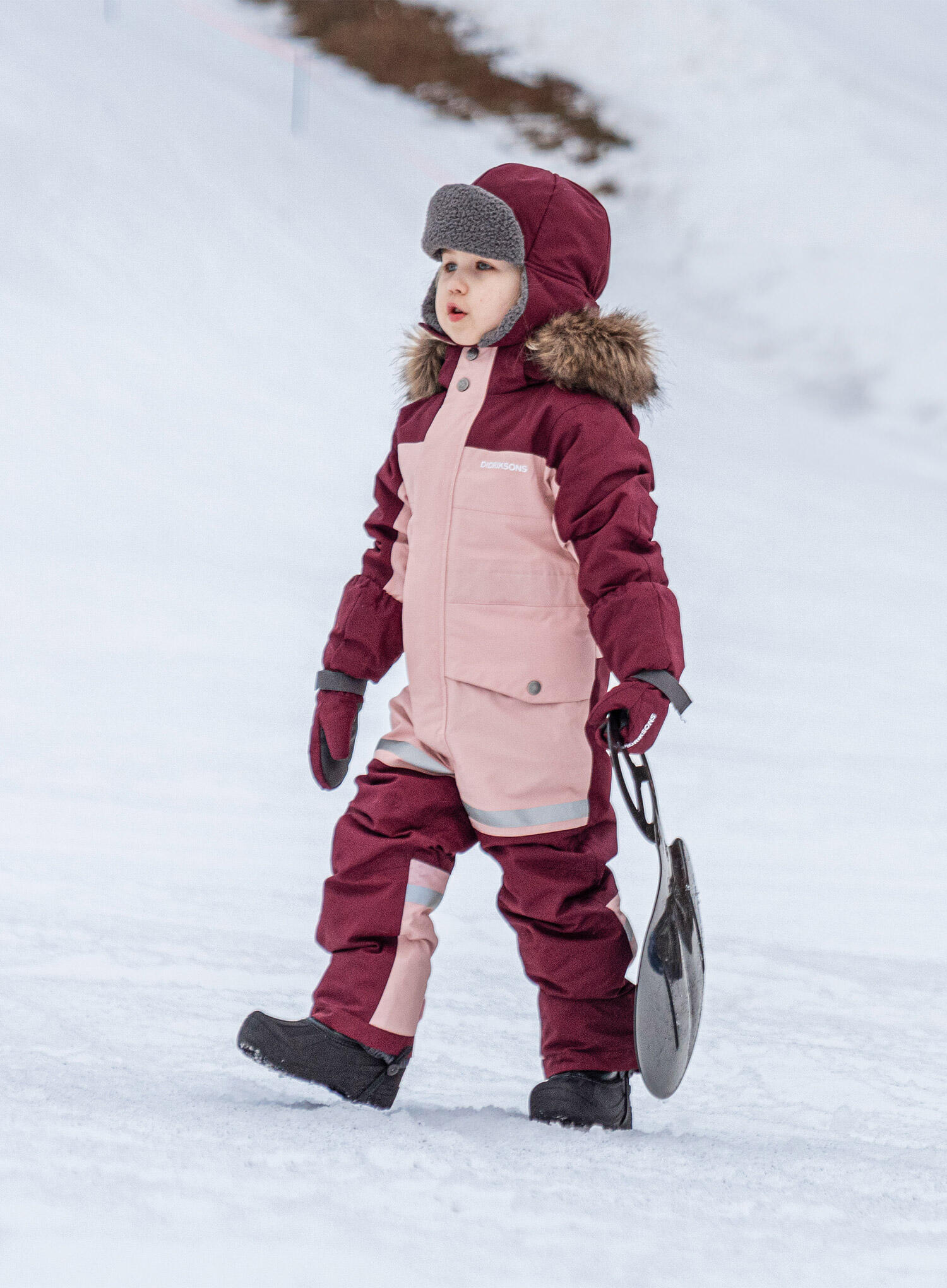 Kombinezon dla dziewczynki Didriksons Bjarven Coverall 3 5/7