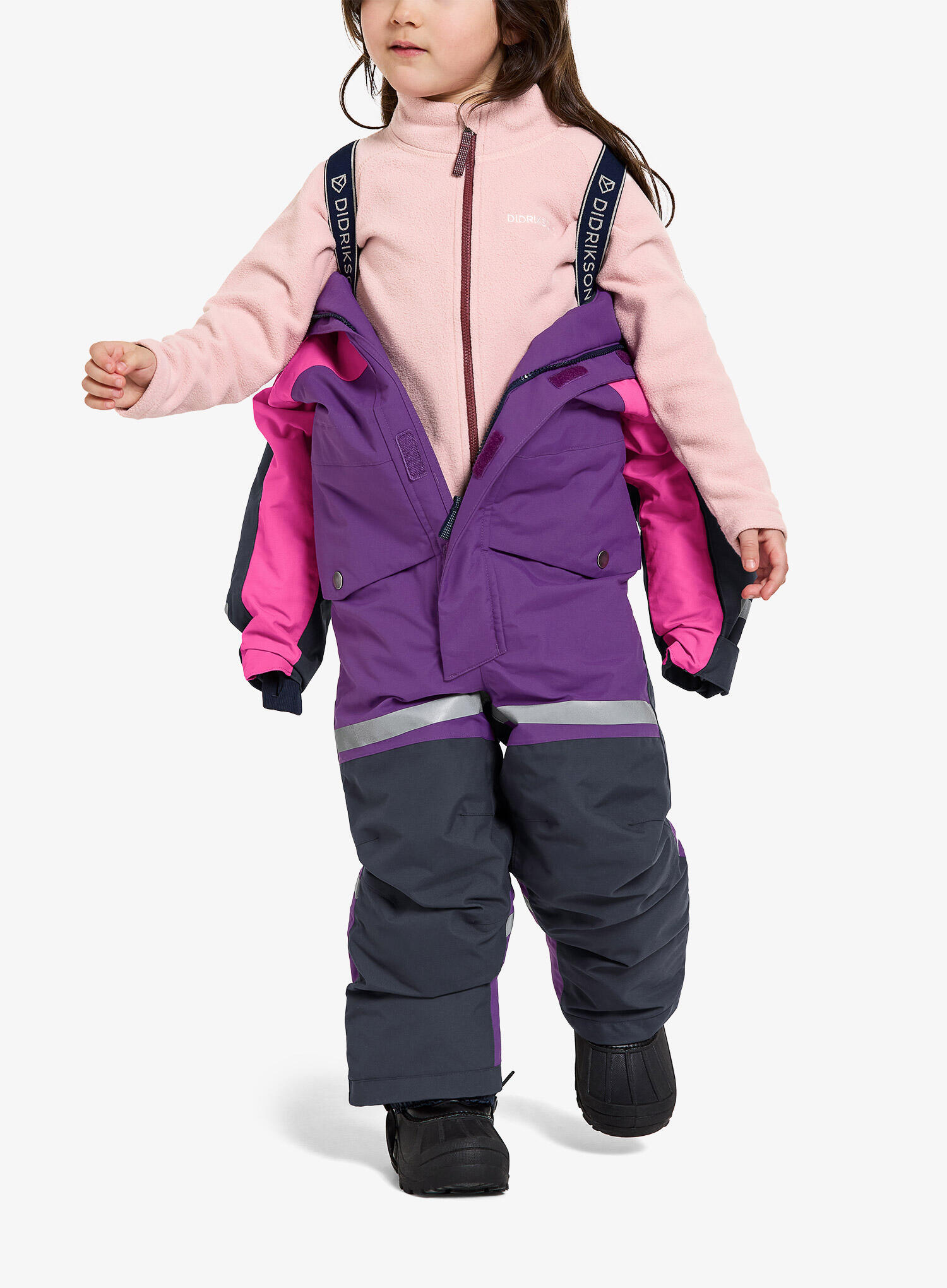 Kombinezon dla dziewczynki Didriksons Bjarven Coverall 3 4/7