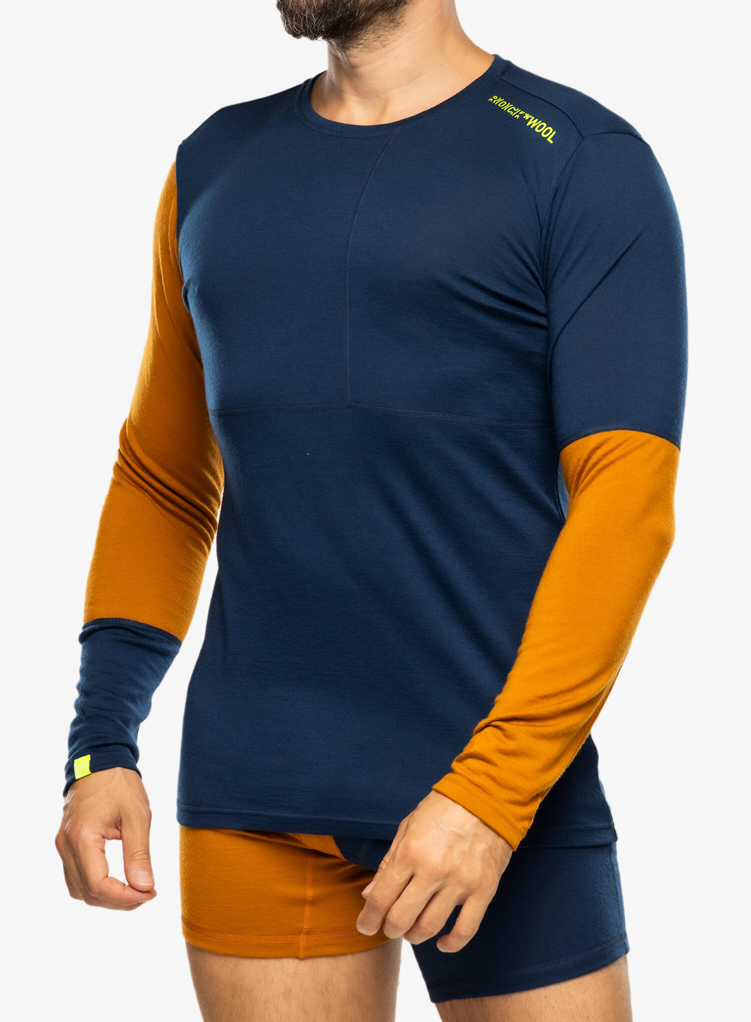 ORTOVOX Ortovox 185 ROCK'N'WOOL MANICHE LUNGHE Oceano Profondo