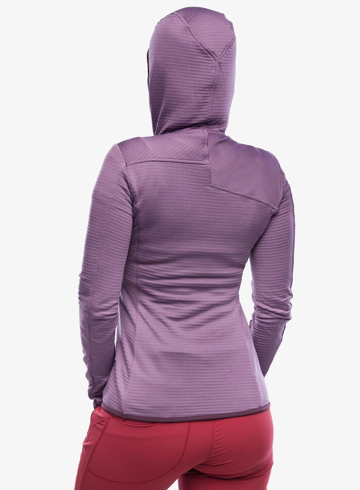 Bluza z kapturem damska Ortovox Fleece Light Grid ZN Hoody