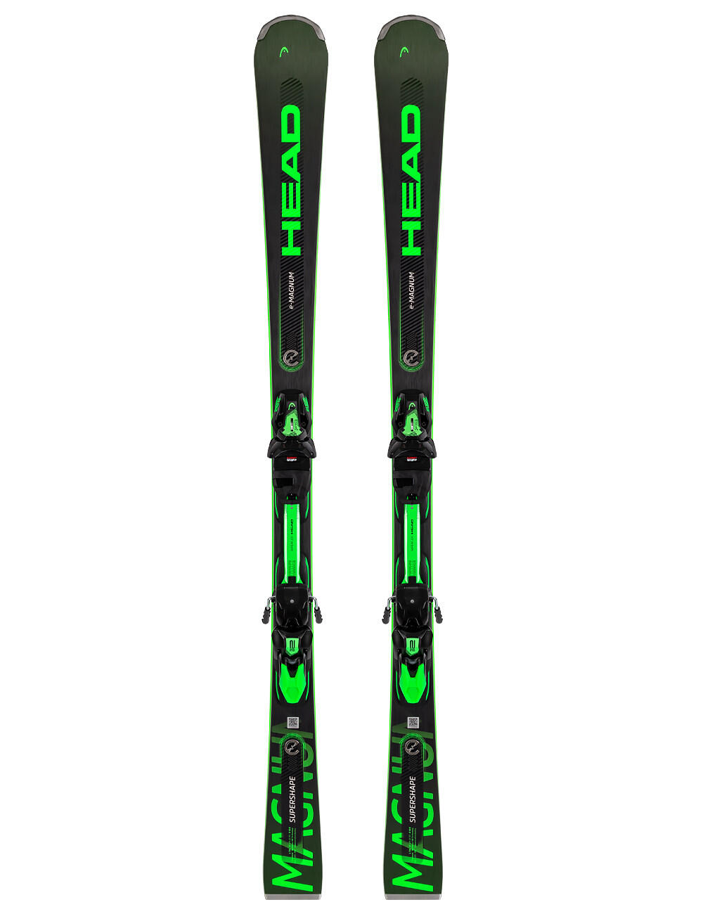 HEAD Esqui Y Snowboards Unisex - HEAD Supershape E-Magnum  SW - Black/Green