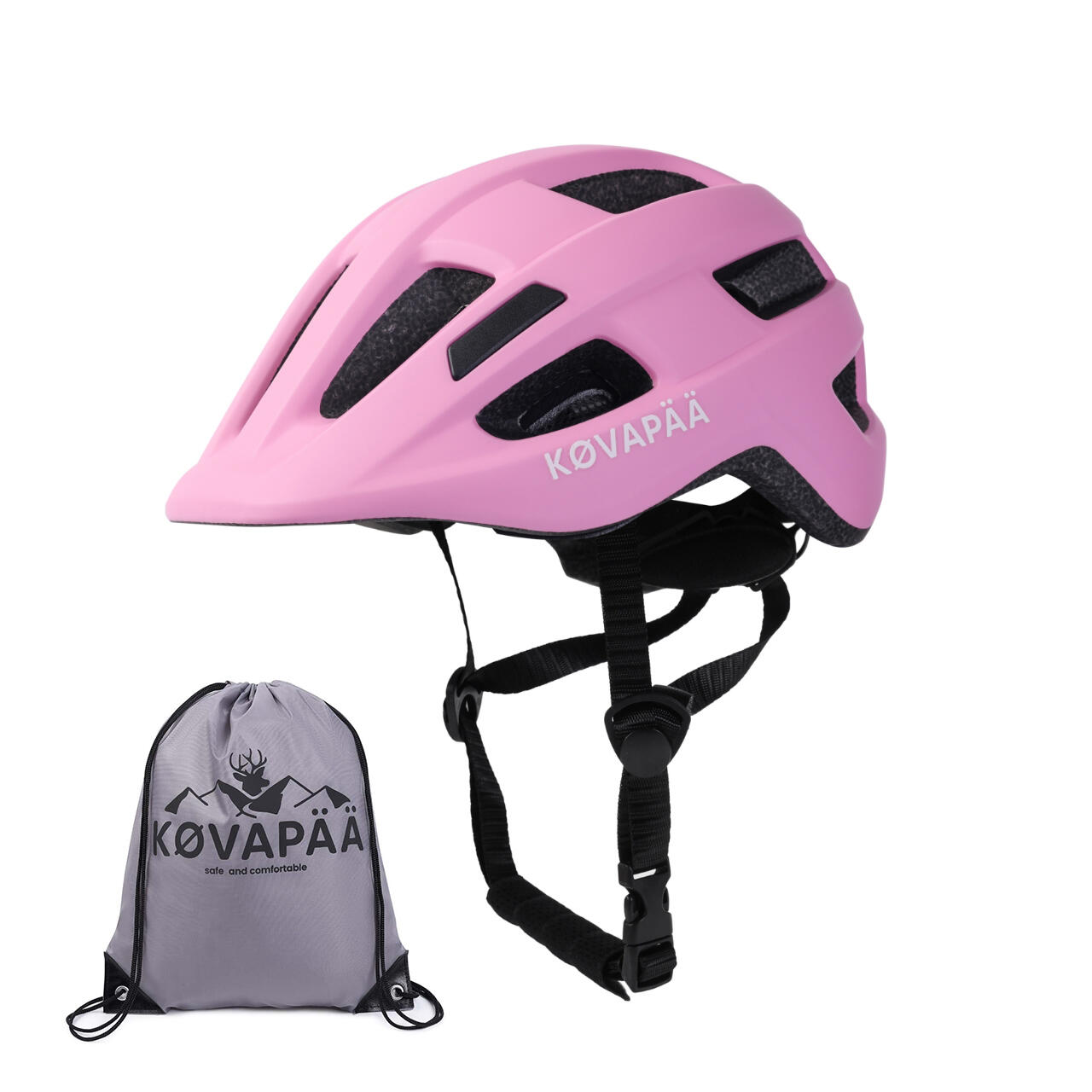 KOVAPAA Køvapää Lappi Fietshelm Kind Met Gemakkelijke Opberghoes