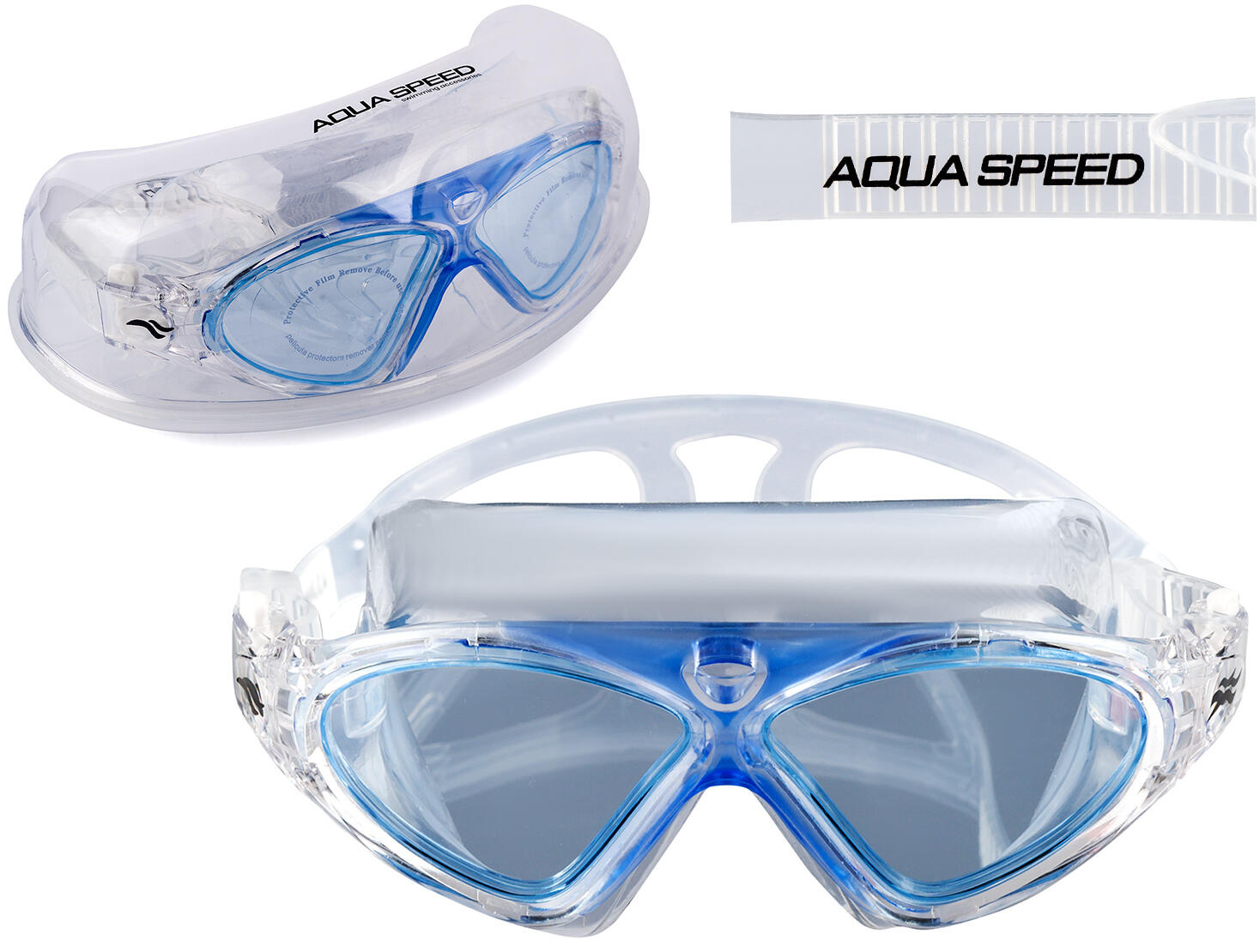 Okularki dziecięce do pływania na basen zefir AQUA SPEED 2/7