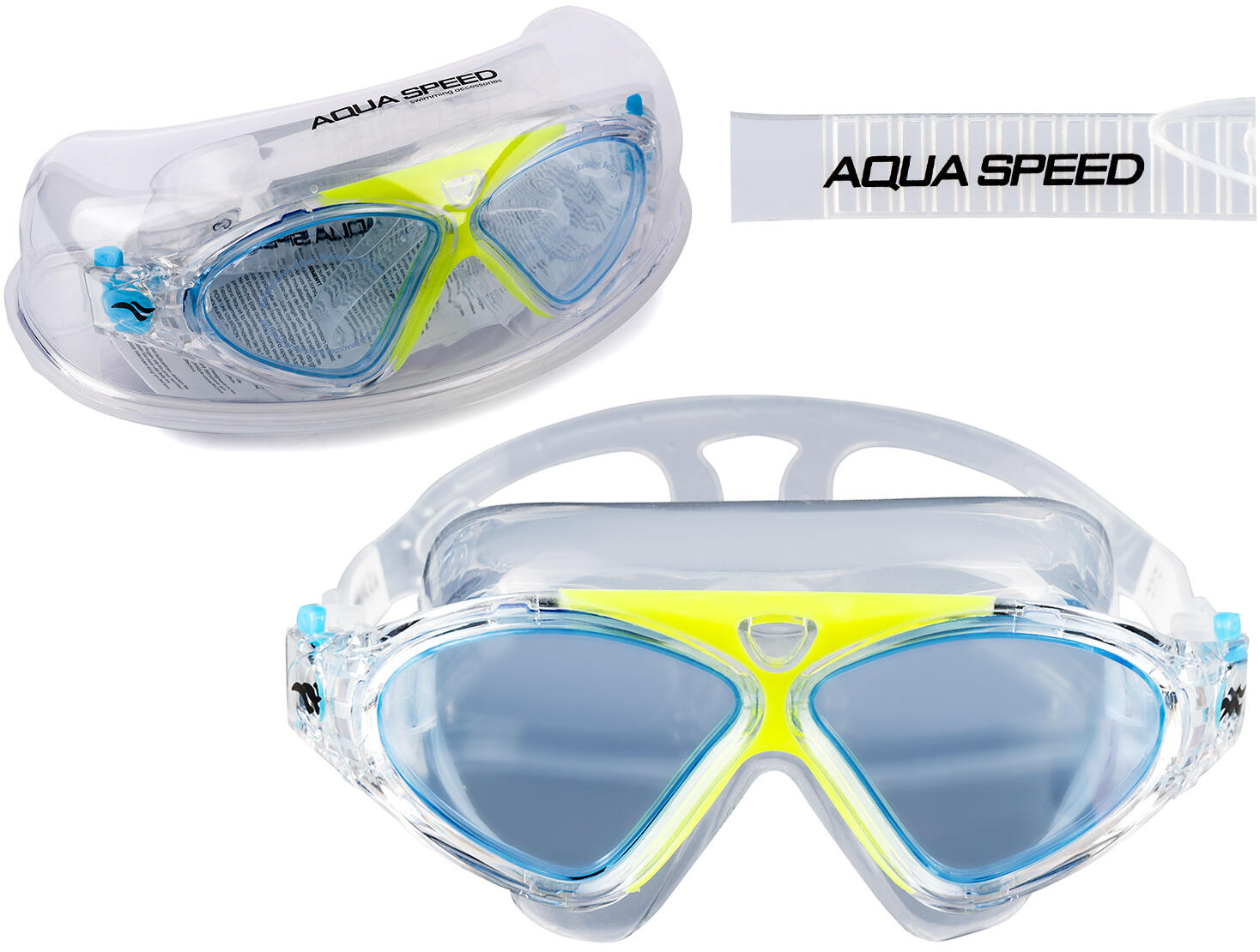 Okularki dziecięce do pływania na basen zefir AQUA SPEED 2/7