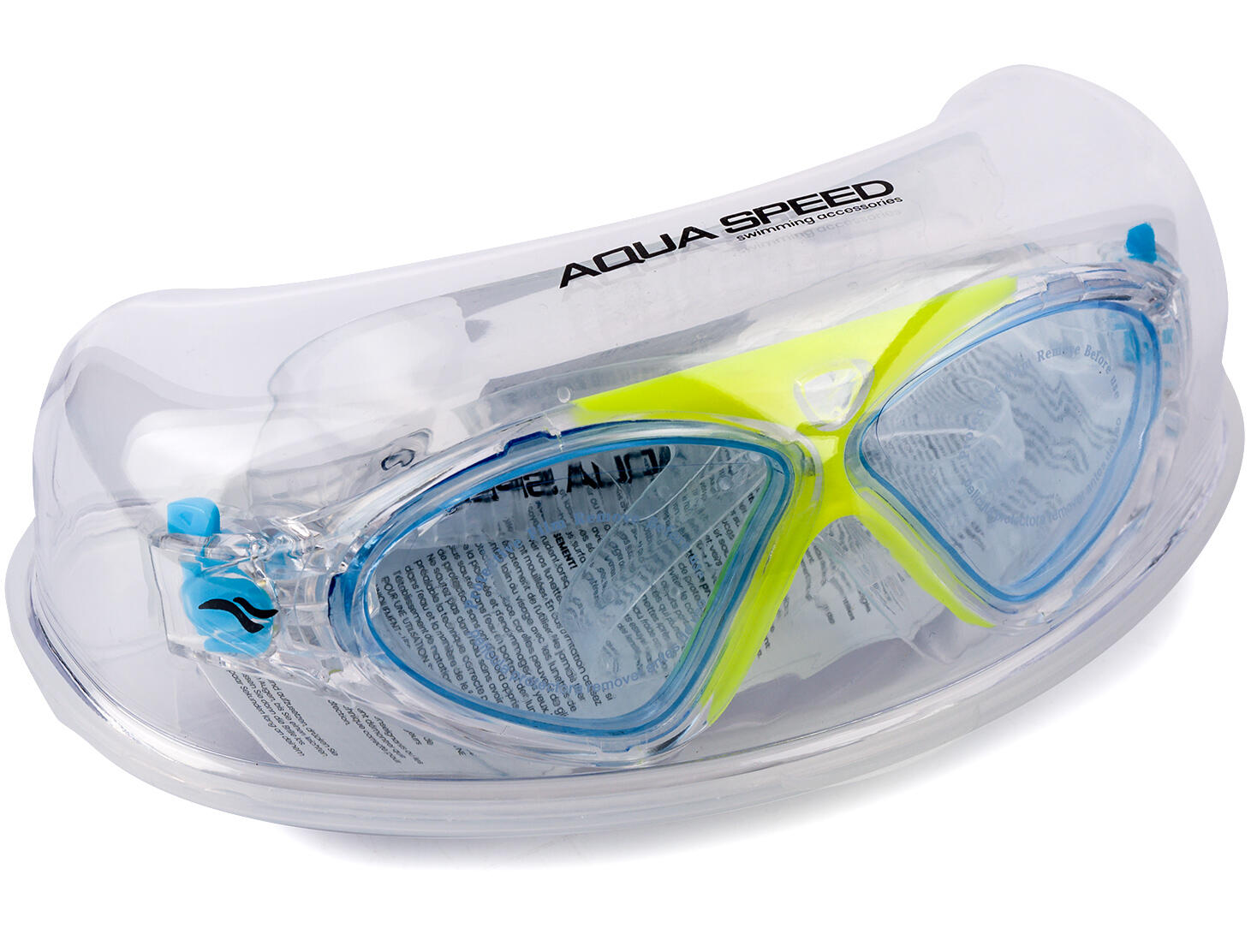 Okularki dziecięce do pływania na basen zefir AQUA SPEED 6/7