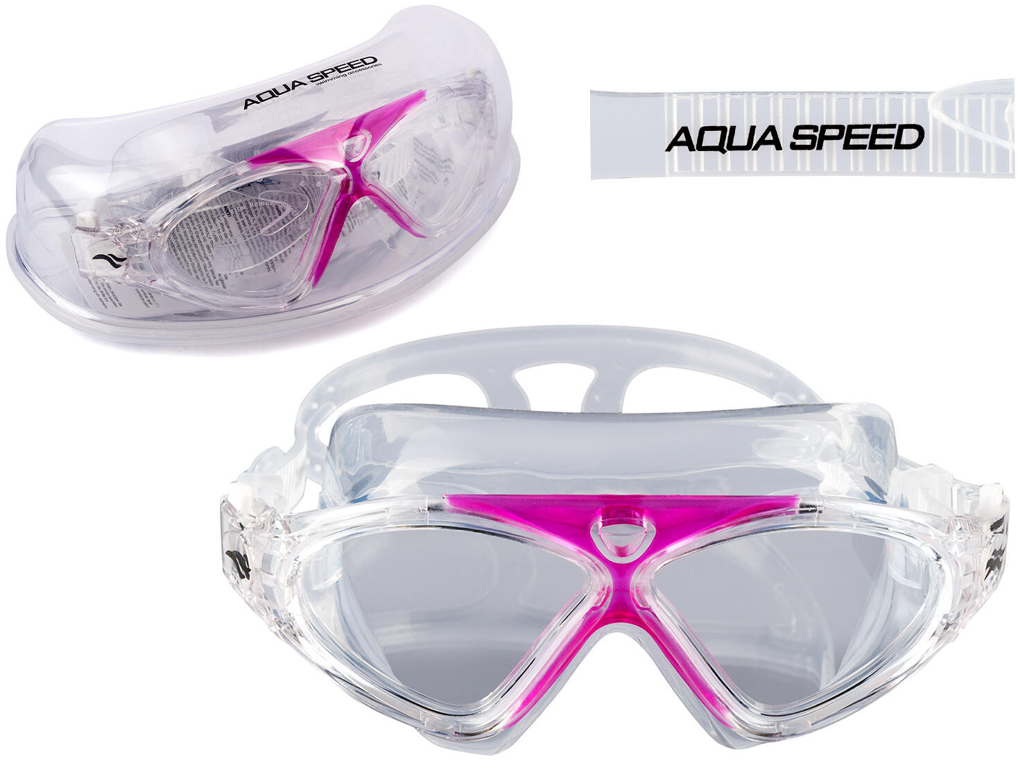 Okularki dziecięce do pływania na basen zefir AQUA SPEED 2/7