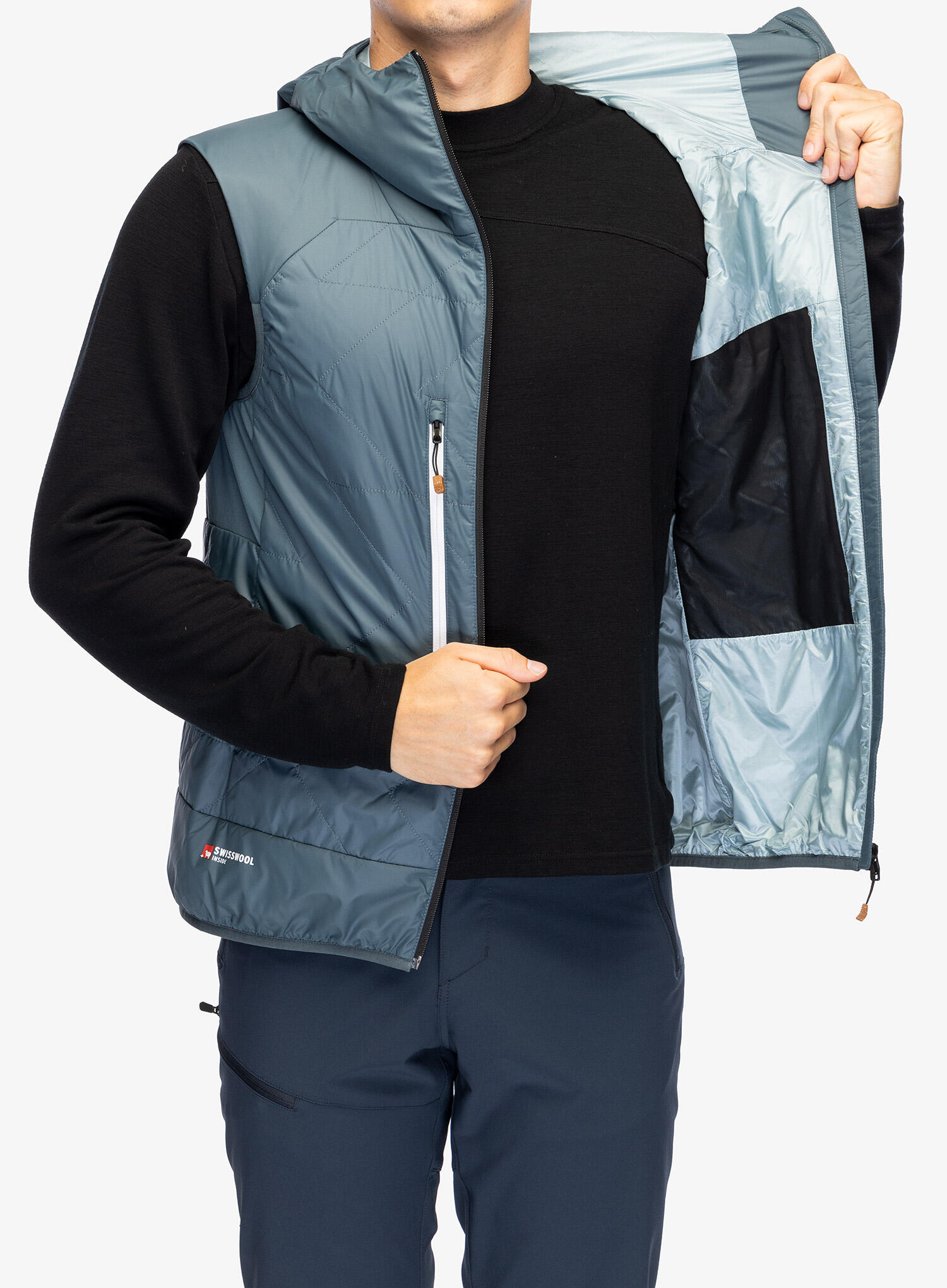 Kamizelka ocieplana męska Ortovox Swisswool Piz Boe Vest 7/7