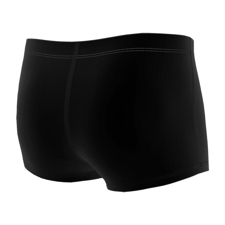 Nike boys swim bottom square cut black 3/4