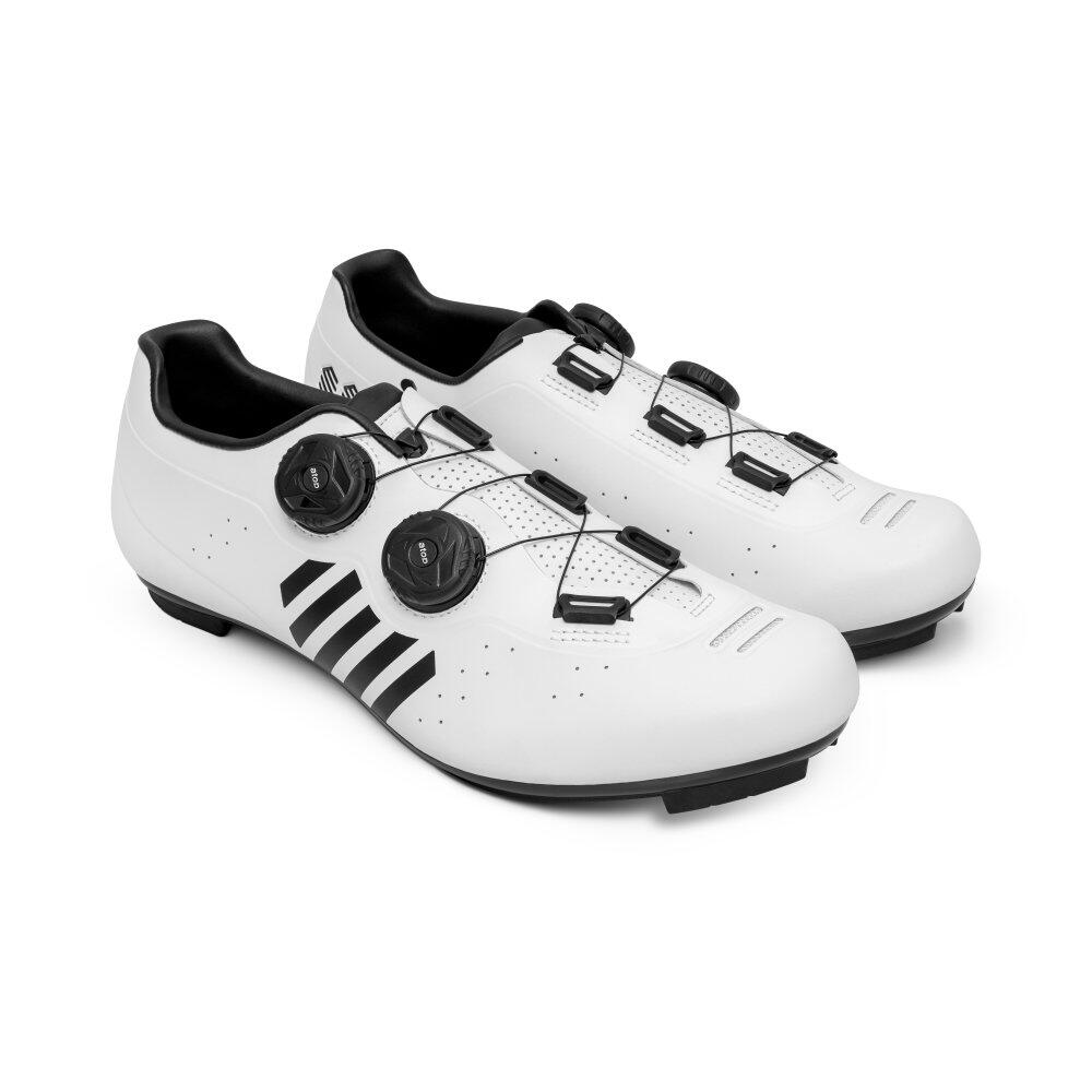 SIROKO Scarpe da ciclismo su strada Uomo e donna Infinity Bianco
