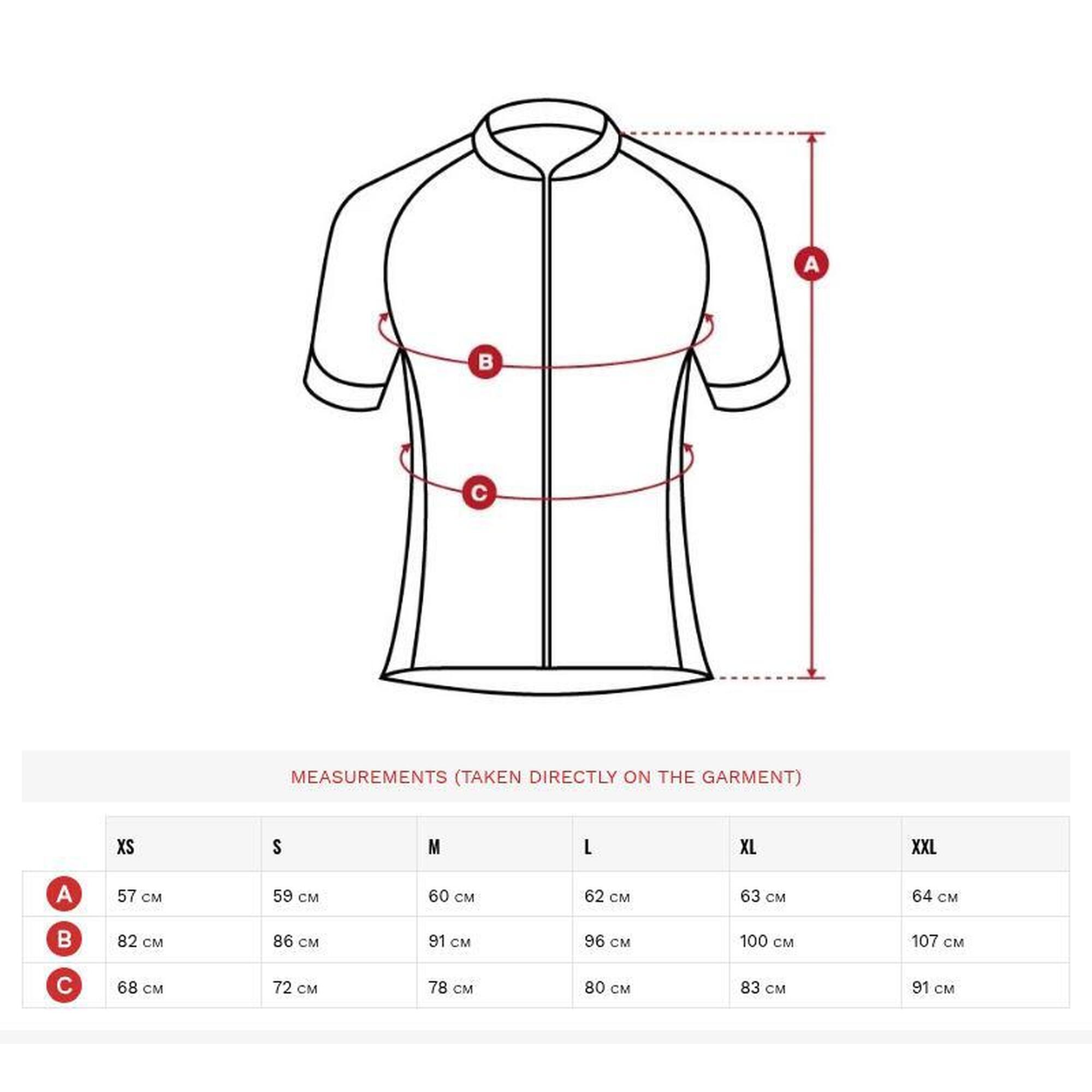 Heren Wielrennen ultralichtgewicht fietsjersey voor SRX II Manila Wit