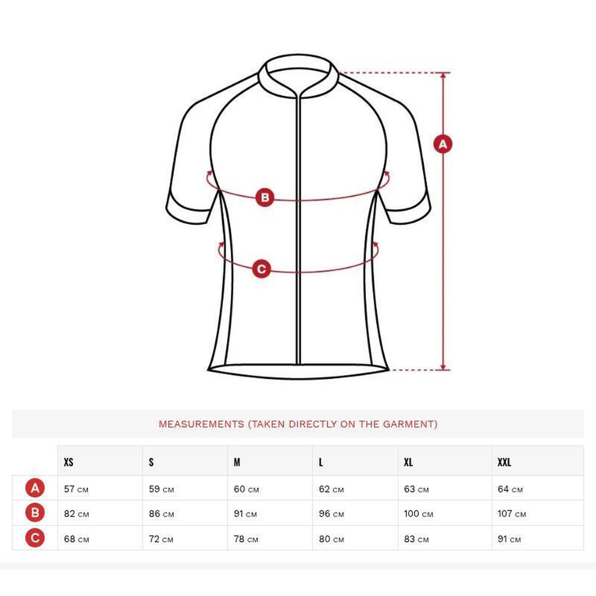Pánský ultralehký cyklistický dres M3 Oberalp Bílá