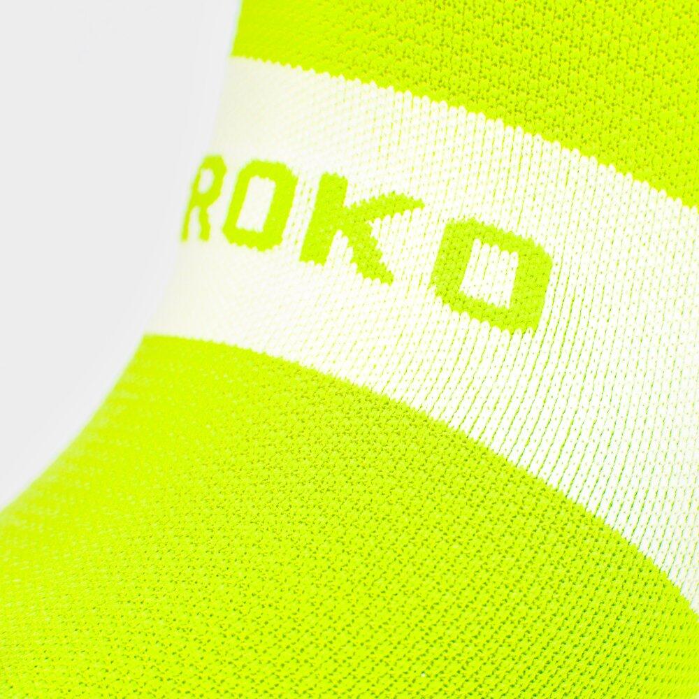 Herren und Damen Radsport Fahrradsocken S1 Fluor Montseny Neongelb 2/7