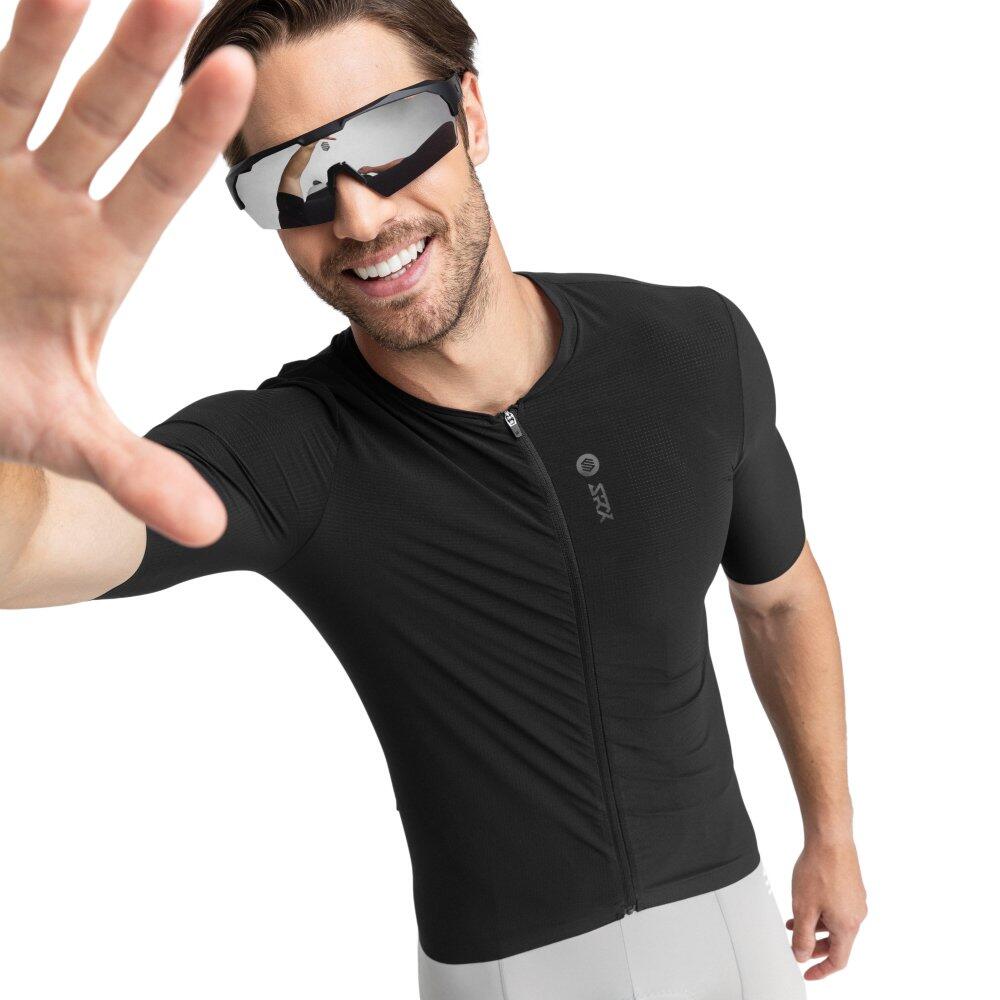 Men Cycling 's ultralightweight jersey SRX II Vulture Black