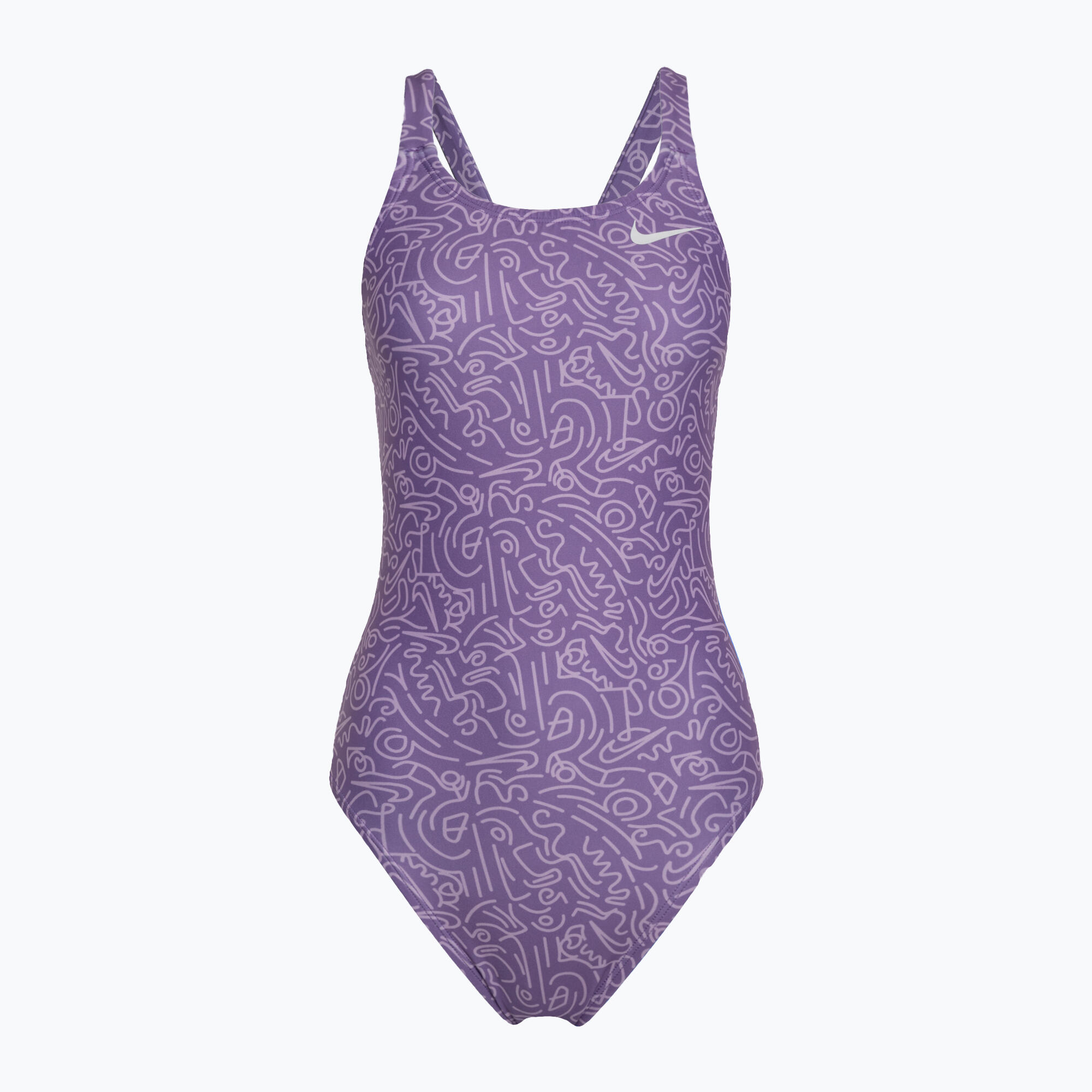 NIKE Traje de baño de una pieza Nike Hydrastrong Multi Print Fastback para mujer