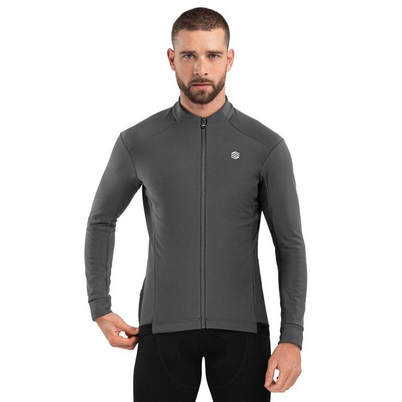 Herren Radsport softshell-fahrradjacke für J1 Julier Grau