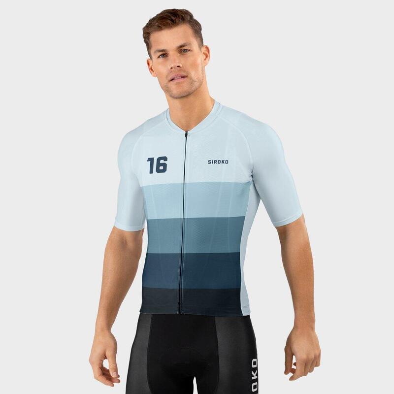 Herren Radsport kurzärmeliges radtrikot für M2 Hardknott Pass Marineblau