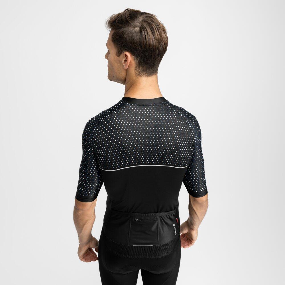 Maillot vélo manches courtes homme Cyclisme M2 Mount Evans Noir 2/8