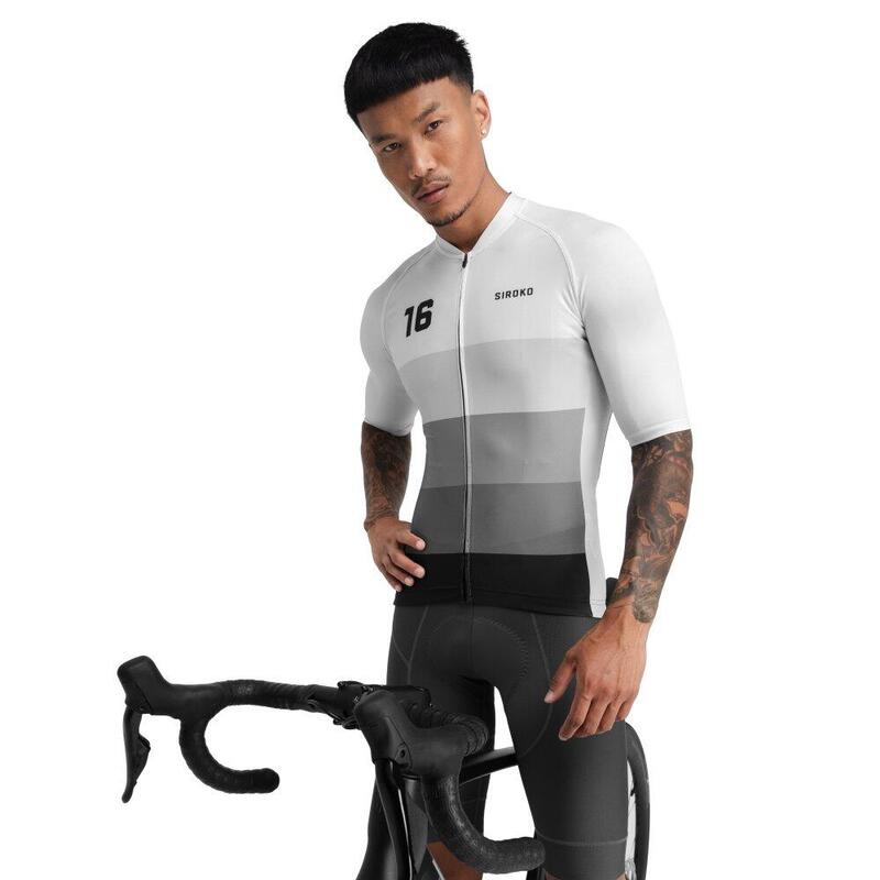 Maillot vélo manches courtes homme