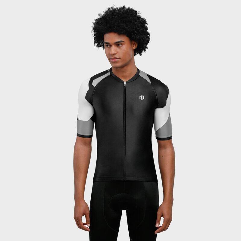 Maillot vélo manches courtes homme Cyclisme M2 Yorkshire Noir