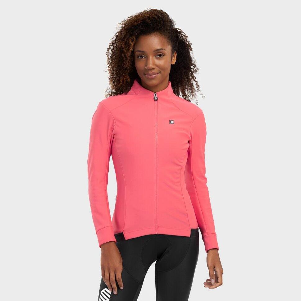 Kurtka rowerowa softshell damska J1 Breakaway Neon