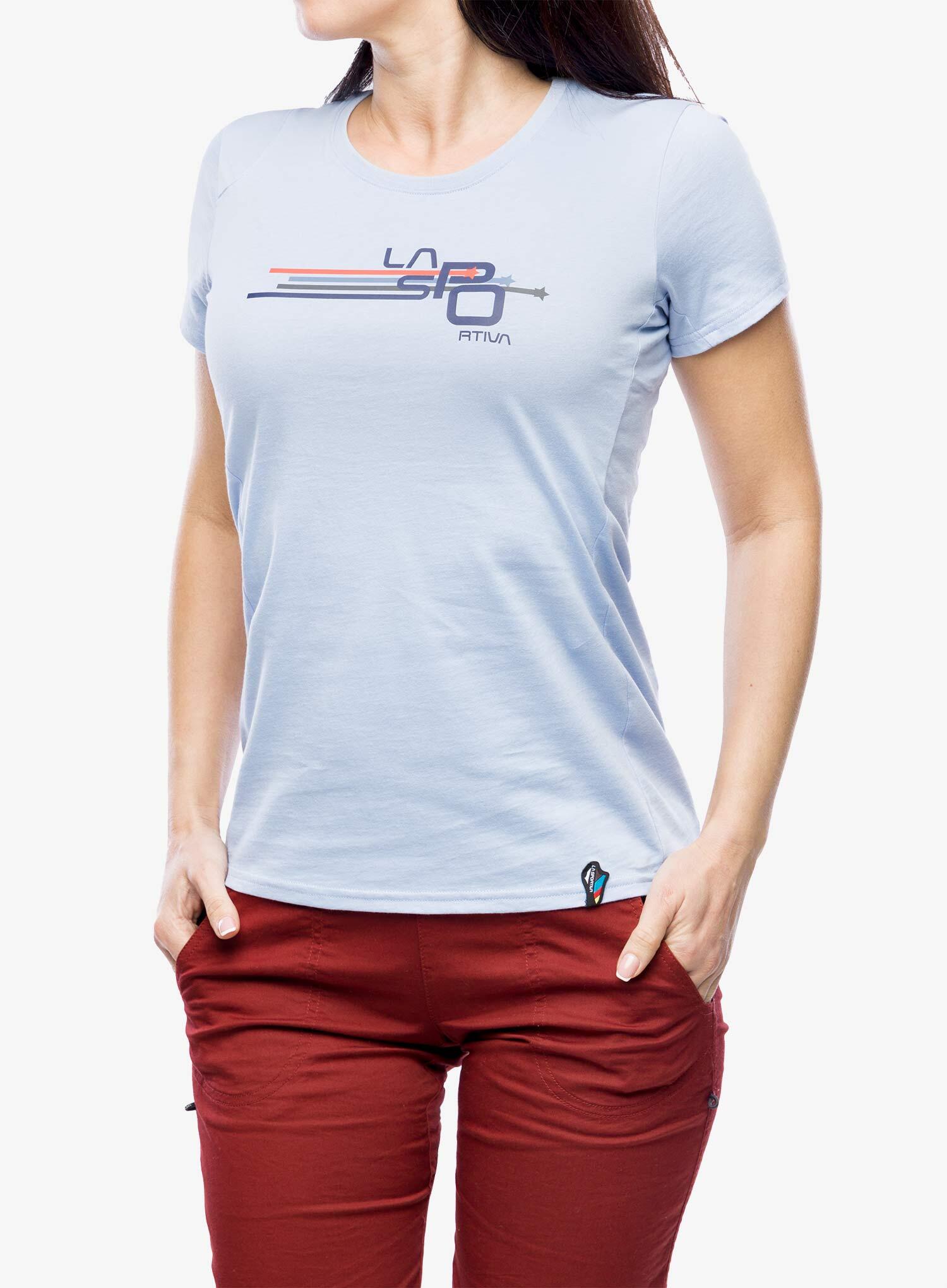 Koszulka bawełniana La Sportiva Stripe Cube T-Shirt 3/5