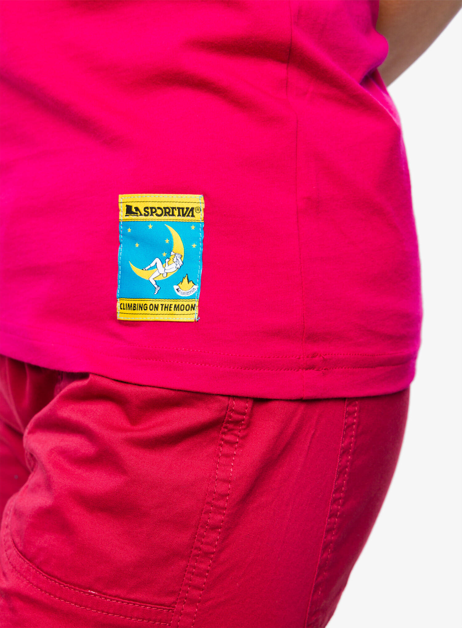 T-shirt femme La Sportiva Climbing on the Moon coton bio coupe régulière 130g 6/7