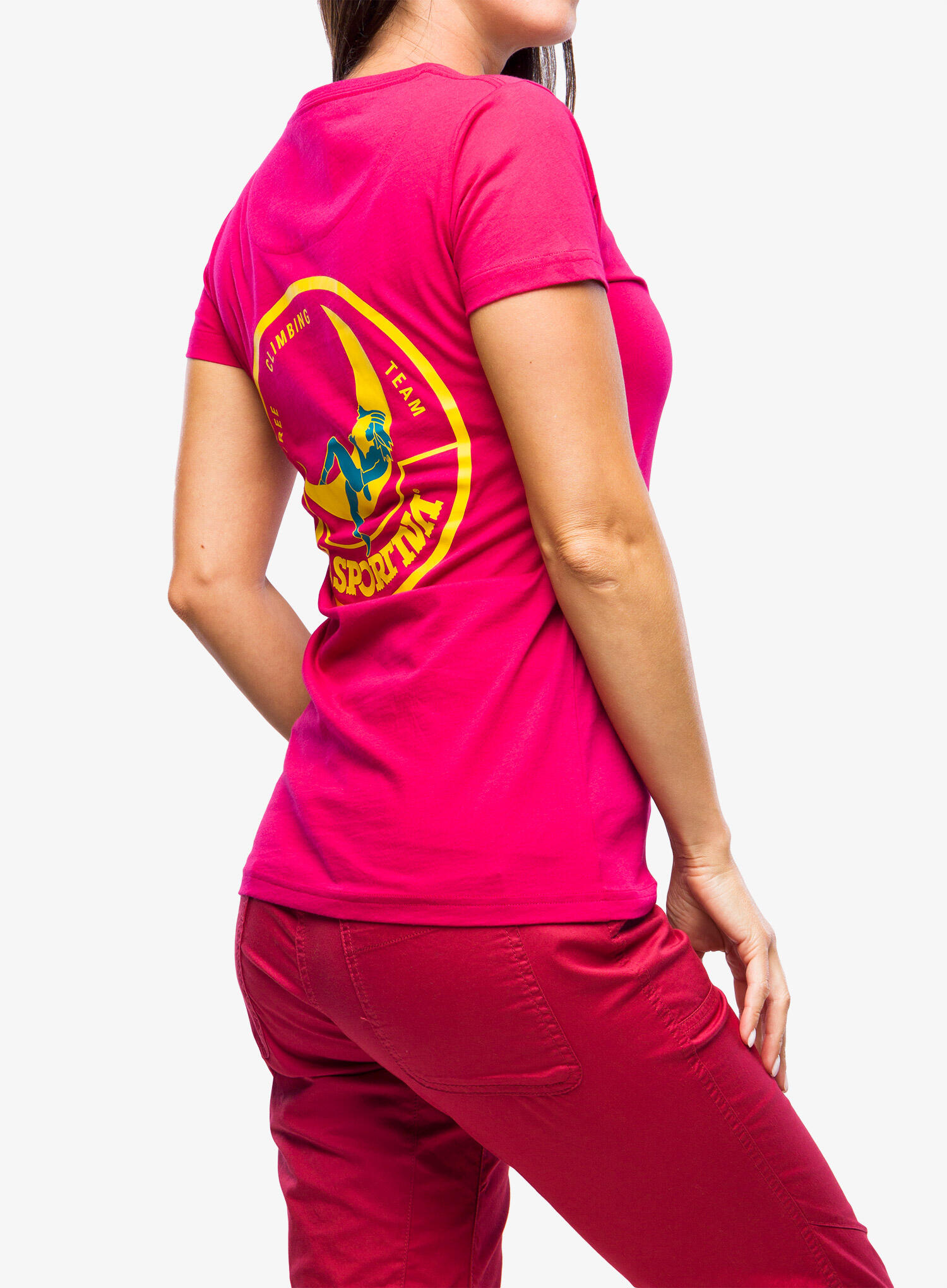 T-shirt femme La Sportiva Climbing on the Moon coton bio coupe régulière 130g 4/7