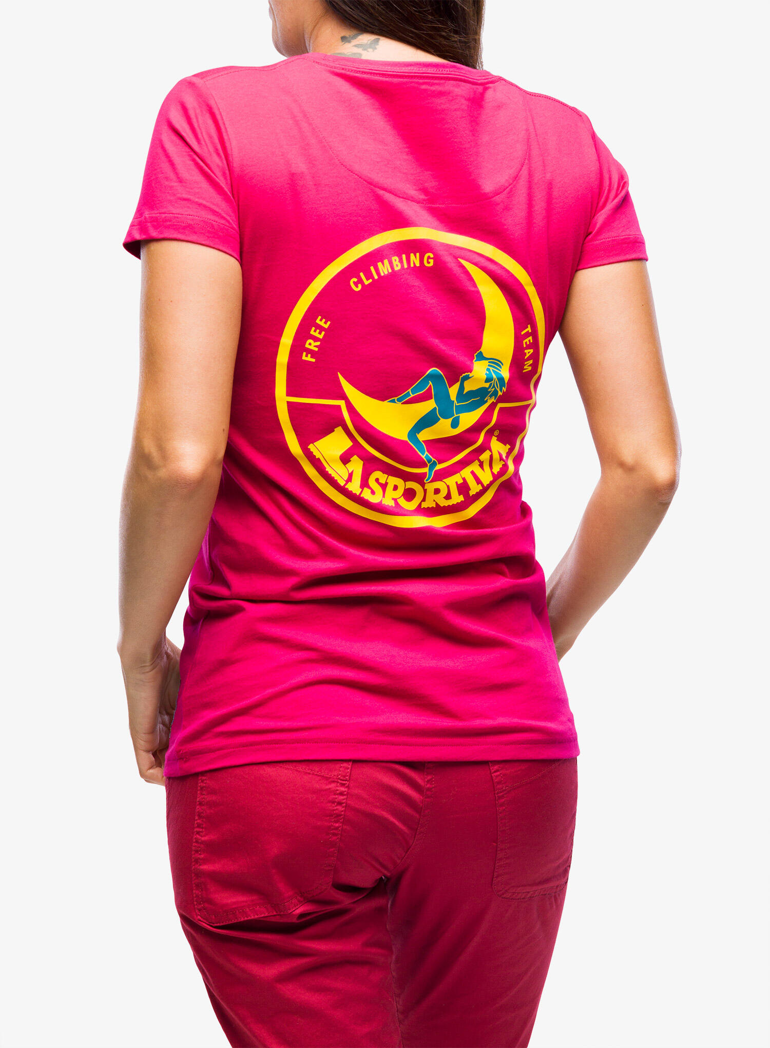 T-shirt femme La Sportiva Climbing on the Moon coton bio coupe régulière 130g 2/7