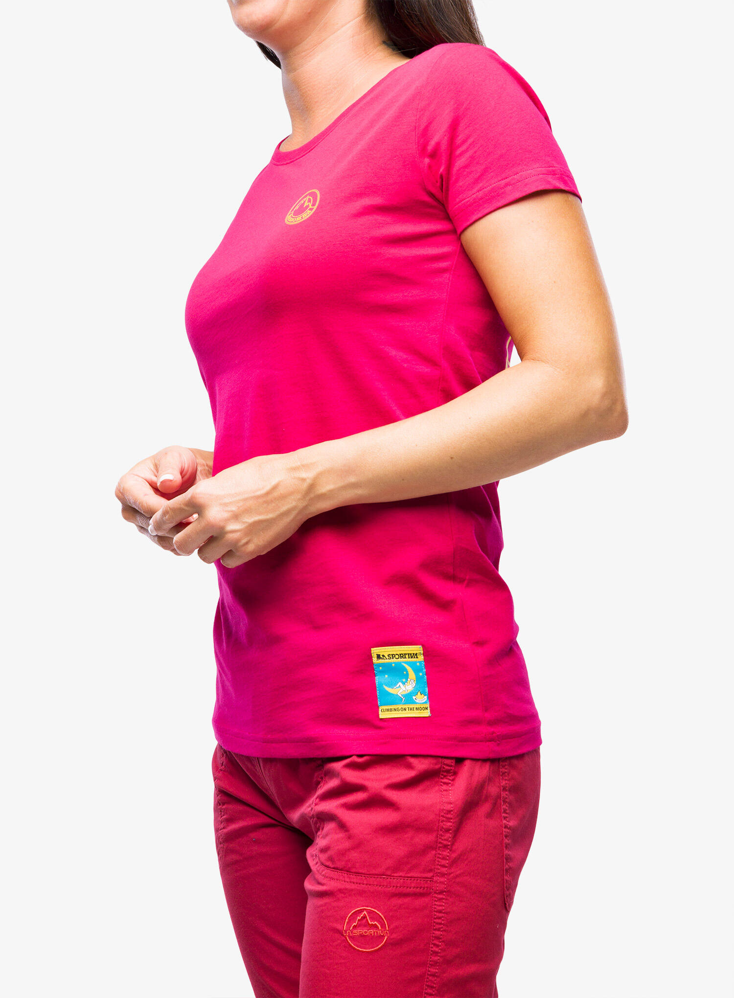 T-shirt femme La Sportiva Climbing on the Moon coton bio coupe régulière 130g 3/7