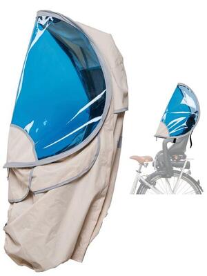 Regenschutz und Sonnenschutz für Kinderfahrradsitz / Fahrrad Kindersitz